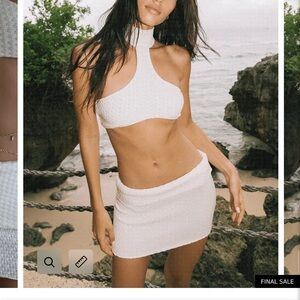 Demi Top and Skirt, Indah. New with tags.